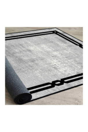 Tapis 80x150cm - Gris Noir