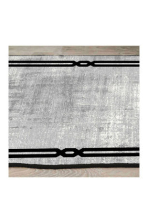 Tapis 80x150cm - Gris Noir