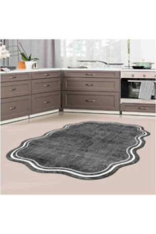 Tapis 80x150cm - Gris Blanc