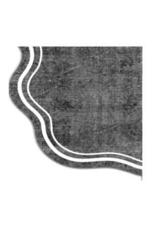 Tapis 80x150cm - Gris Blanc