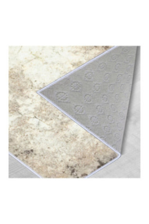 Tapis 80x150cm - Beige Blanc Vison