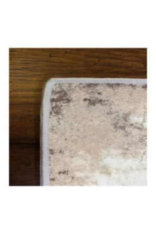 Tapis 80x150cm - Beige Blanc Vison
