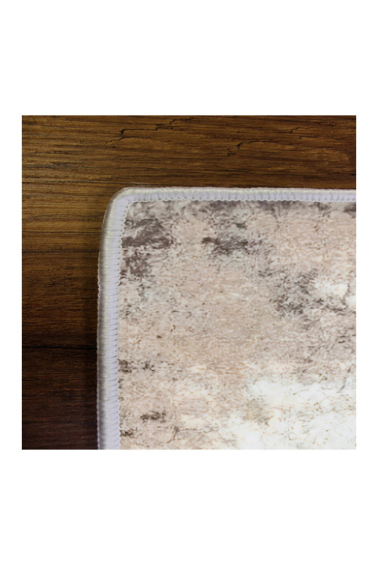 Tapis 80x150cm - Beige Blanc Vison