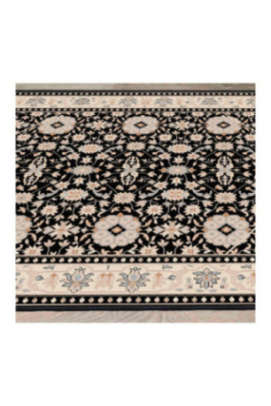 Tapis 80x150cm - Crème Camel Gris Noir