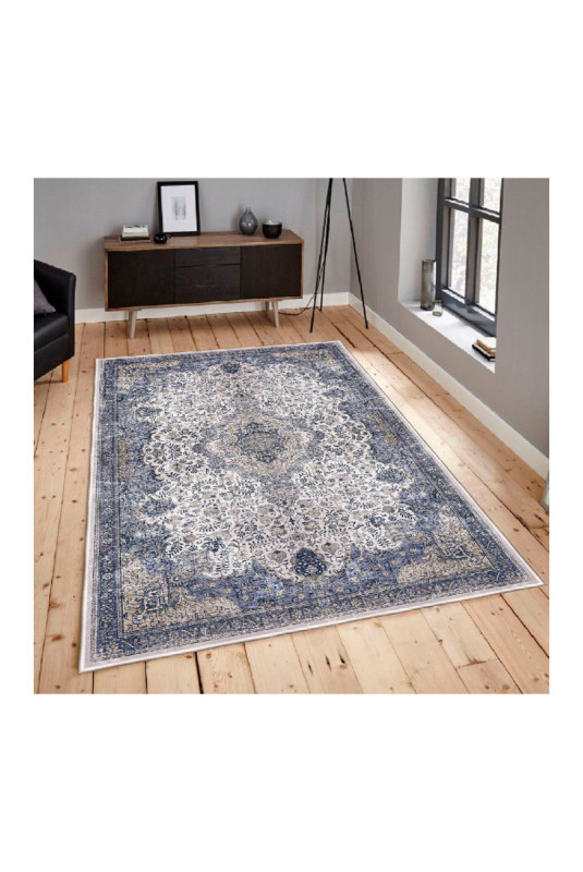 Tapis 80x150cm - Crème Gris Beige