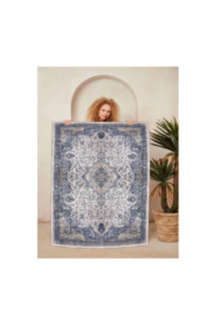 Tapis 80x150cm - Crème Gris Beige