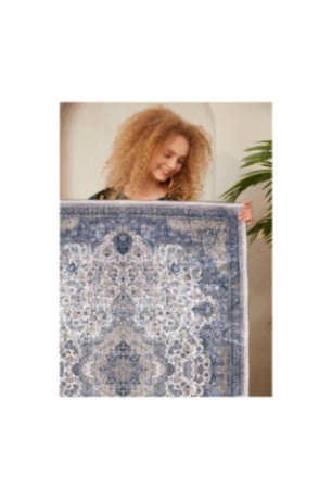 Tapis 80x150cm - Crème Gris Beige