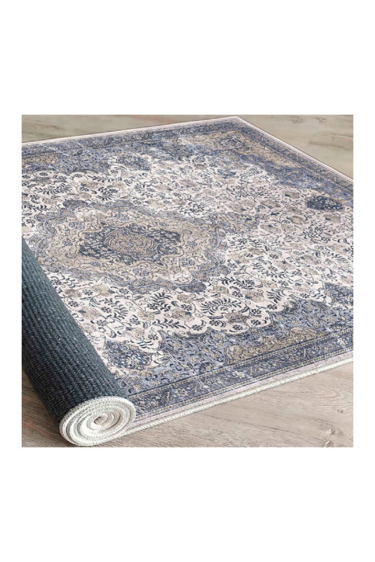 Tapis 80x150cm - Crème Gris Beige