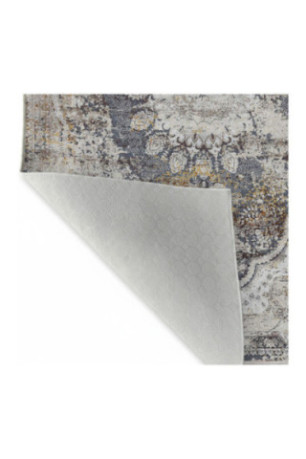 Tapis 80x150cm - Crème Gris Bordeaux Rouge