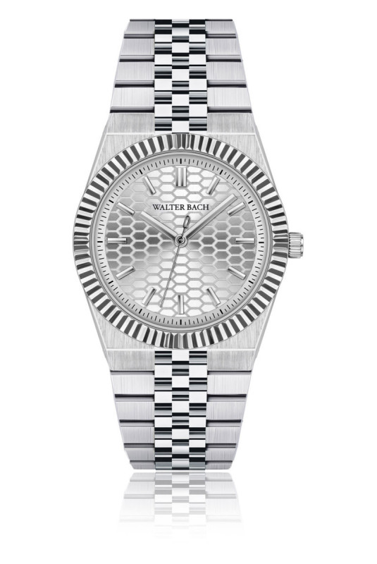 Montre Quartz Homme - Silver/Silver/Silver textured