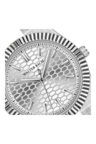 Montre Quartz - Silver/Silver/Silver textured - Walter Bach