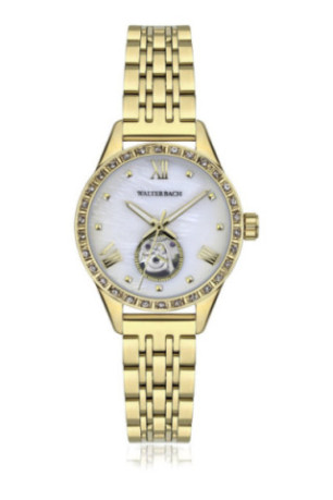 Montre Automatique Femme - Gold/Gold/White Mother Of Pearl