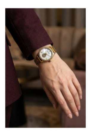 Montre Automatique Femme - Gold/Gold/White Mother Of Pearl
