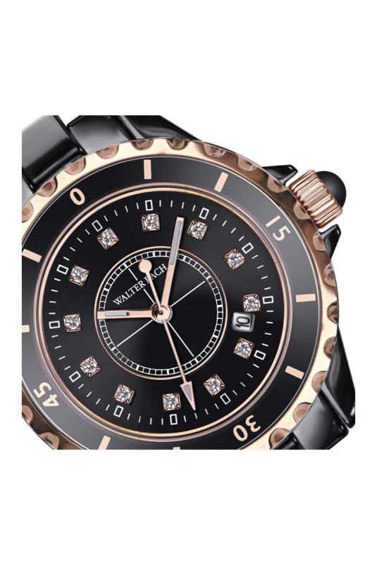 Montre Quartz Femme - Black/Black/Black