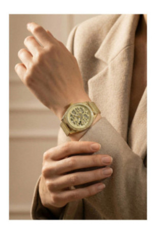 Montre Automatique Femme - Gold/Gold/Gold sunray