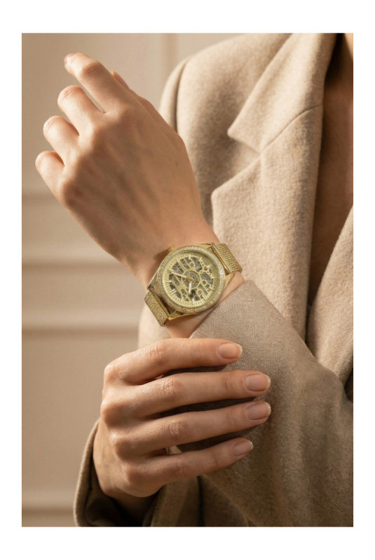 Montre Automatique Femme - Gold/Gold/Gold sunray