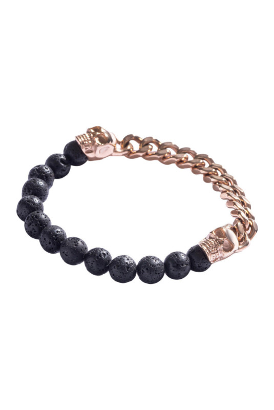 Bracelet - Black and rose gold