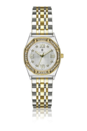 Montre Quartz Femme - Silver/2 tones: silver + gold/Sunray