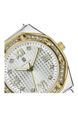 Montre Quartz Femme - Silver/2 tones: silver + gold/Sunray