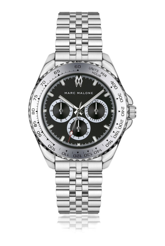 Montre Quartz Homme - Silver/Silver/Black sunray