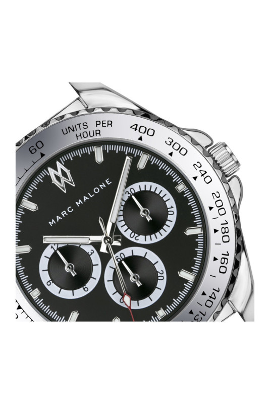 Montre Quartz Homme - Silver/Silver/Black sunray