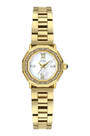Montre Quartz Femme - Gold/Gold/White
