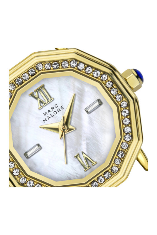 Montre Quartz Femme - Gold/Gold/White