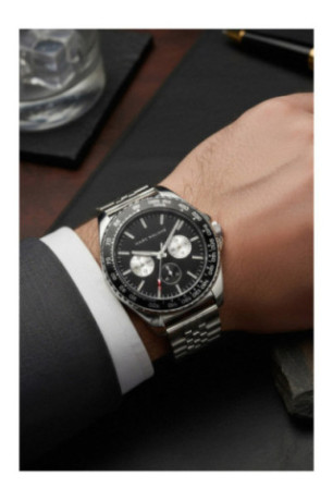 Montre Quartz Homme - Silver/Silver/Black sunray