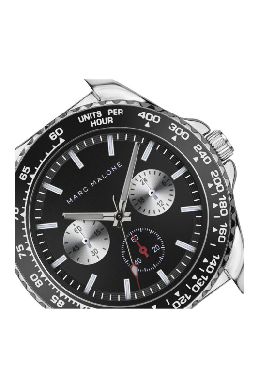Montre Quartz Homme - Silver/Silver/Black sunray