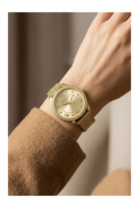 Montre Quartz Femme - Gold/Gold/Gold sunray
