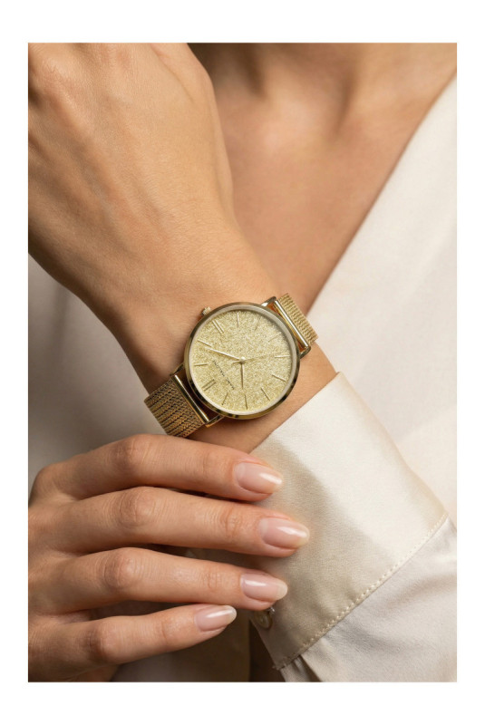 Montre Quartz Femme - Gold/Gold/Gold