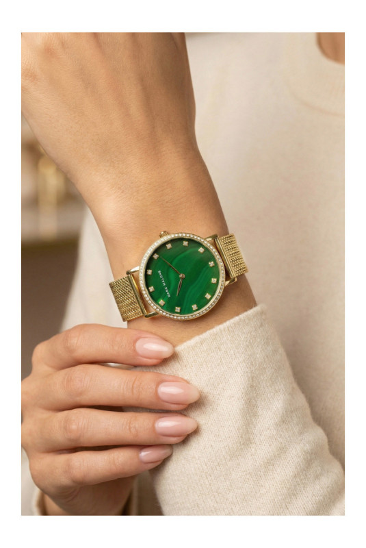 Montre Quartz Femme - Gold/Gold/Green Mother Of Pearl