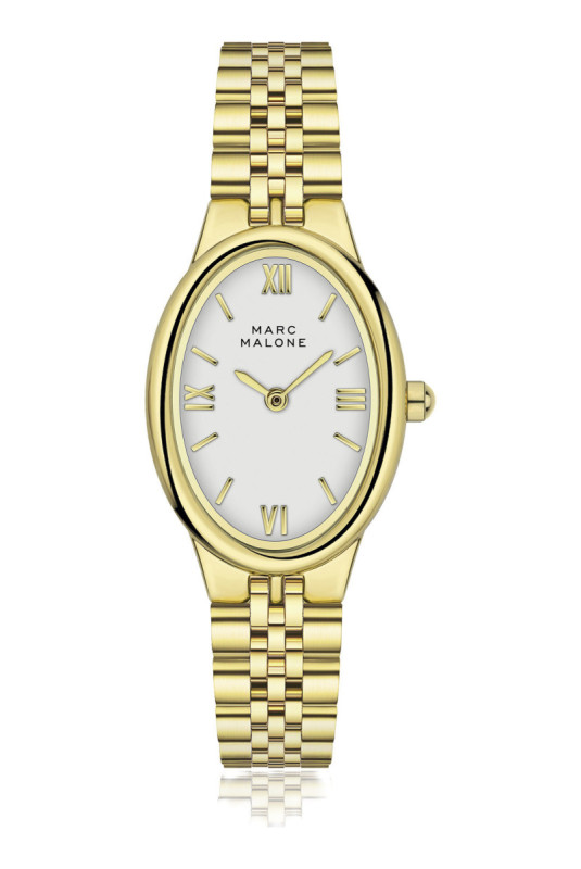 Montre Quartz Femme - Gold/Gold/White