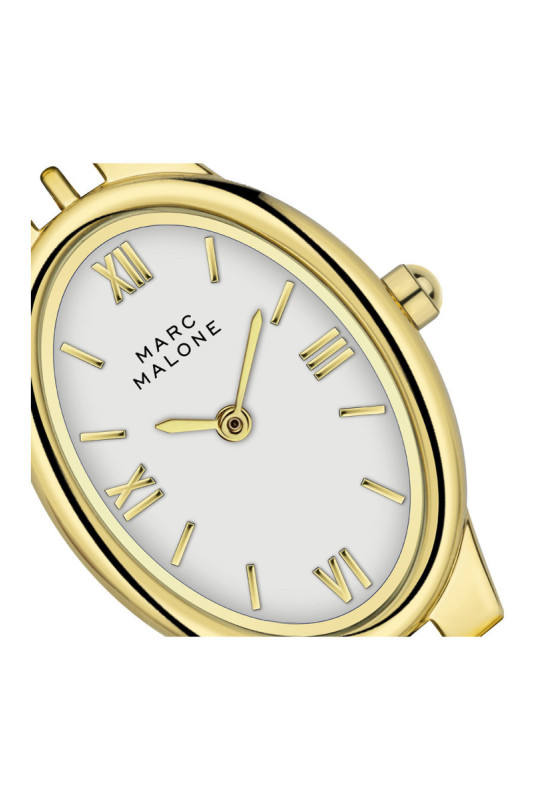 Montre Quartz Femme - Gold/Gold/White