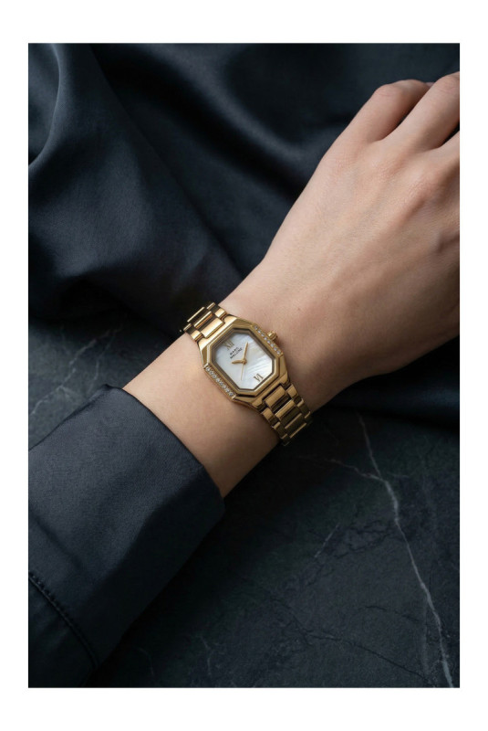 Montre Quartz Femme - Gold/Gold/Mother of Pearl