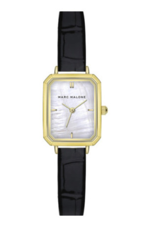 Montre Quartz Femme - Gold/Croco black/White mother of pearl