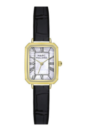 Montre Quartz Femme - Gold/Croco black/White mother of pearl