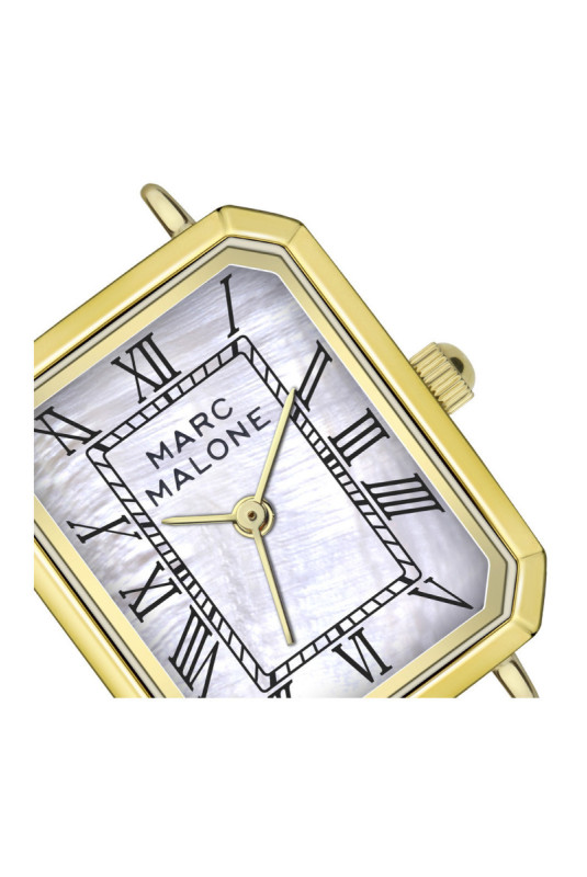 Montre Quartz Femme - Gold/Croco black/White mother of pearl