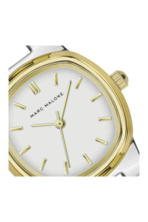 Montre Quartz Femme - Silver/2 tones: silver + gold/White