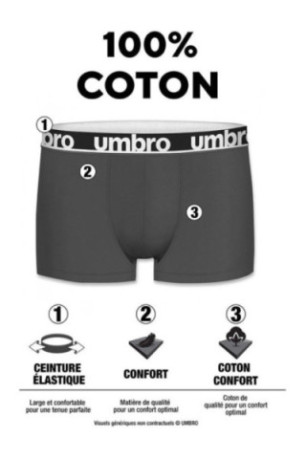 Lot de 4 boxers