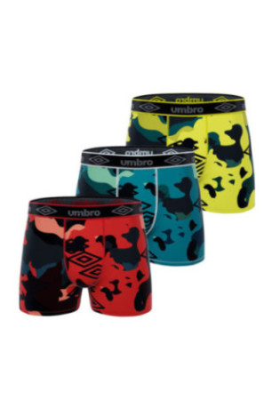 Lot de 3 boxers imprimés
