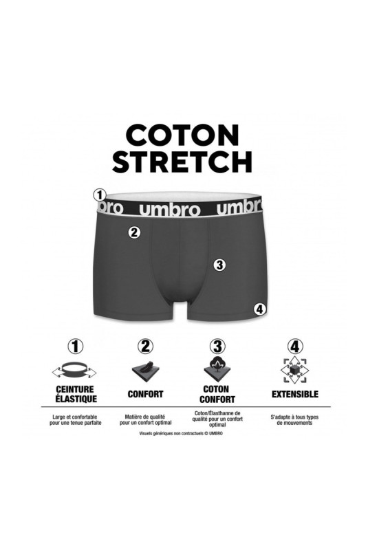 Lot de 6 boxers