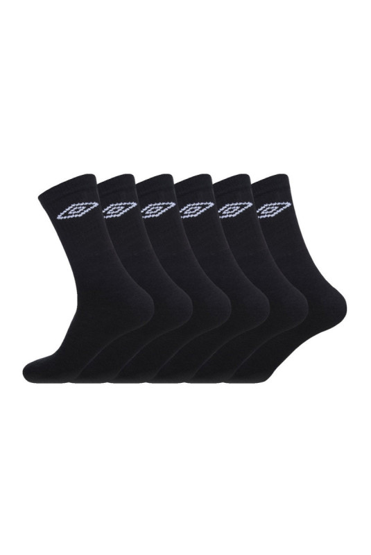 Lot de 6 paires de chaussettes de tennis uni