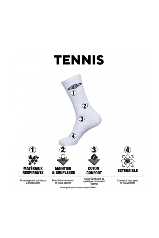 Chaussettes tennis (Lot de 10)