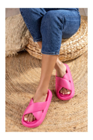 Claquettes - Femme - Fucsia