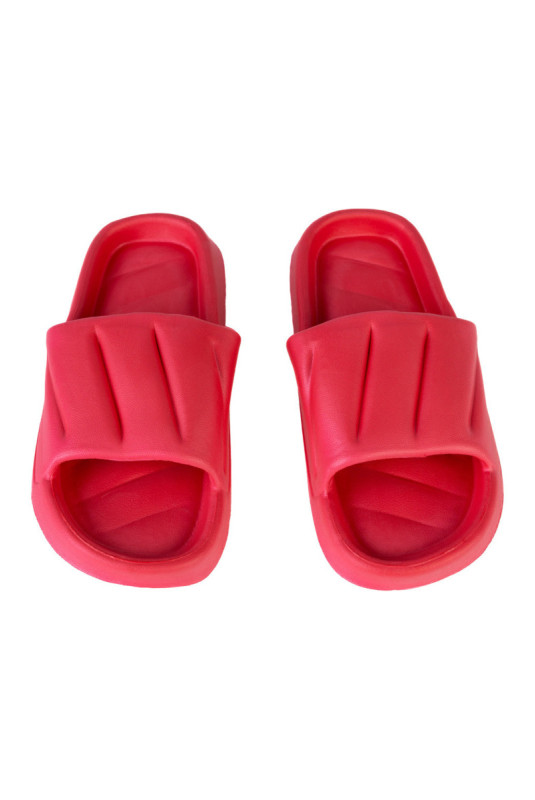 Claquettes - Femme - Red