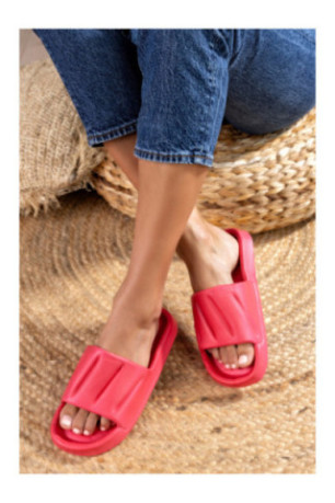 Claquettes - Femme - Red
