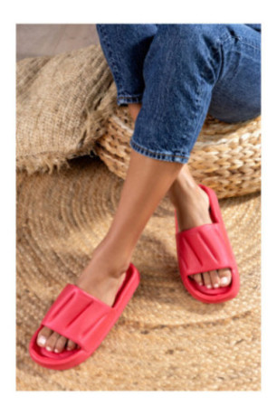 Claquettes - Femme - Red