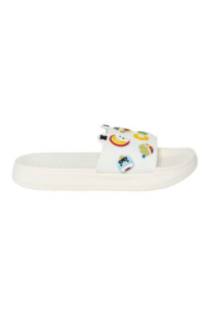 Claquettes - Femme - White