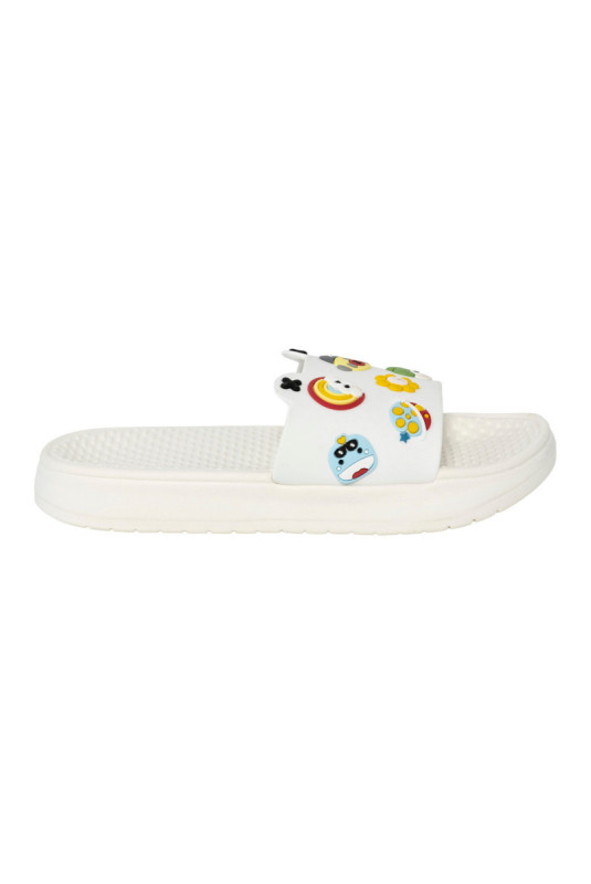 Claquettes - Femme - White